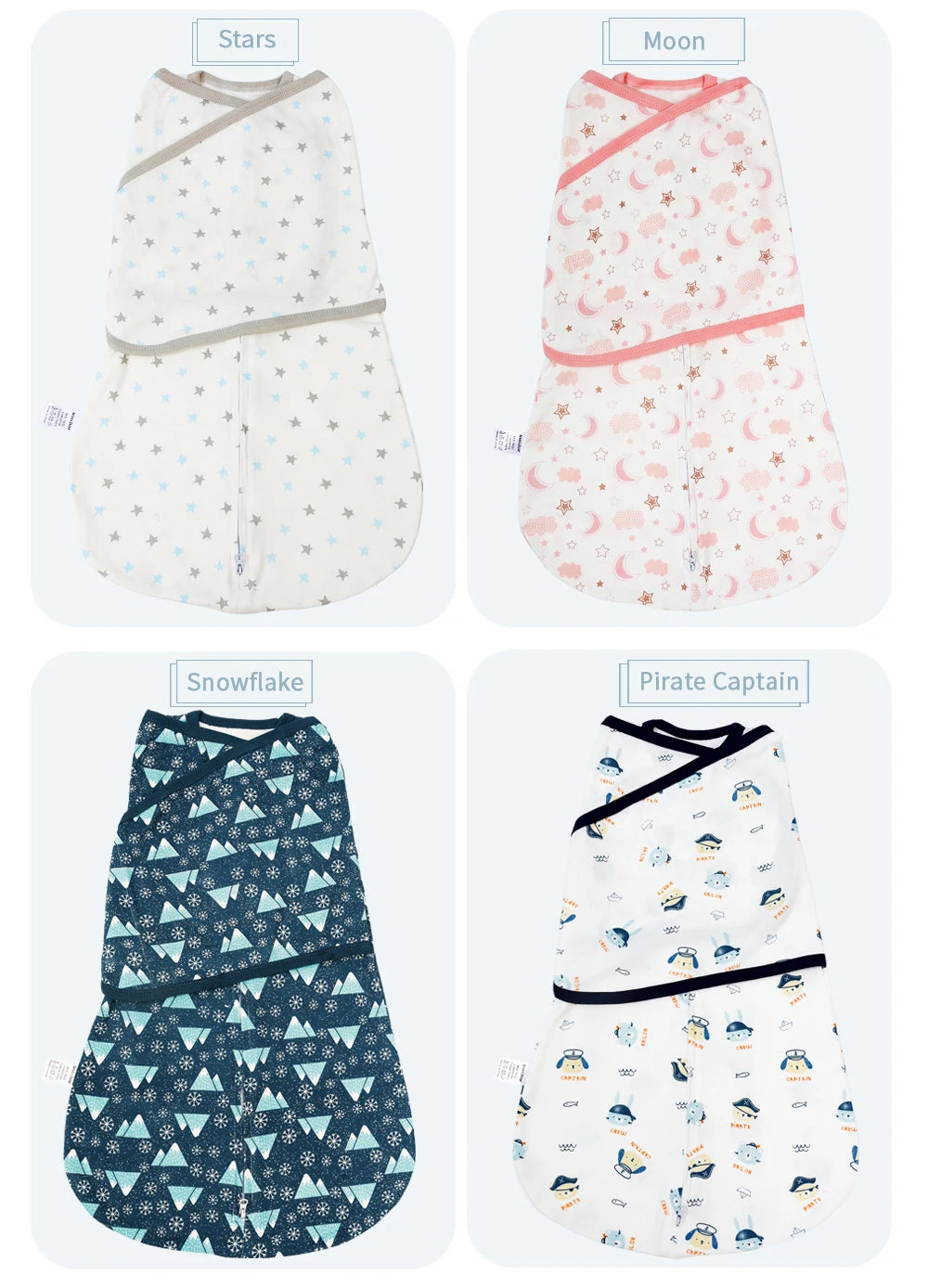 Newborn Swaddle Wrap | Thin Baby Blanket, Comfortable & Breathable