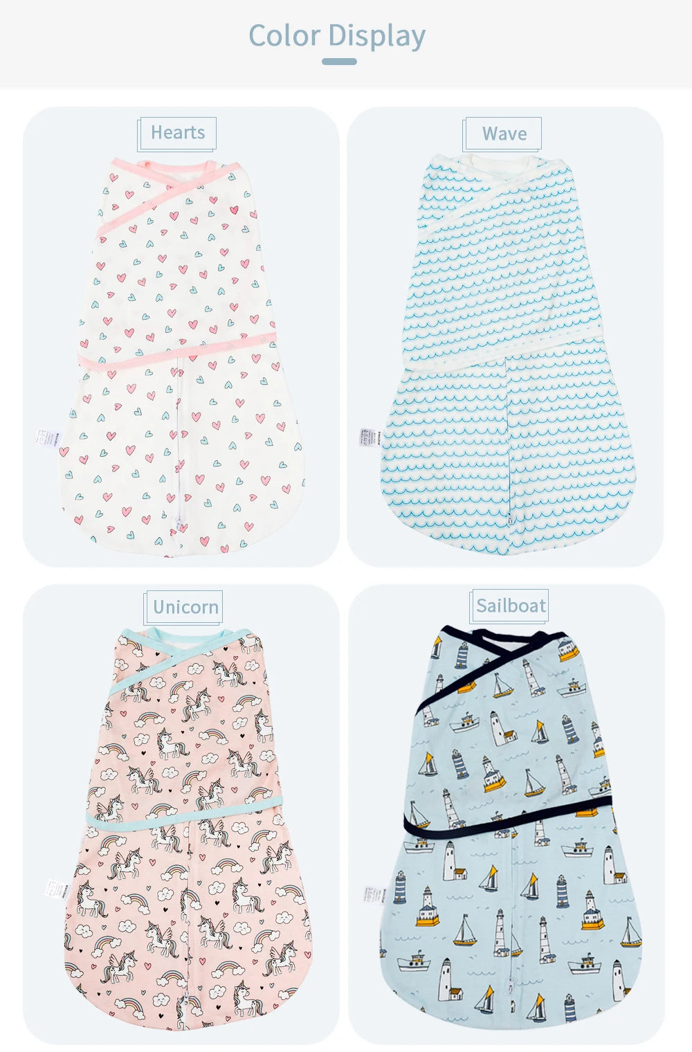 Newborn Swaddle Wrap | Thin Baby Blanket, Comfortable & Breathable