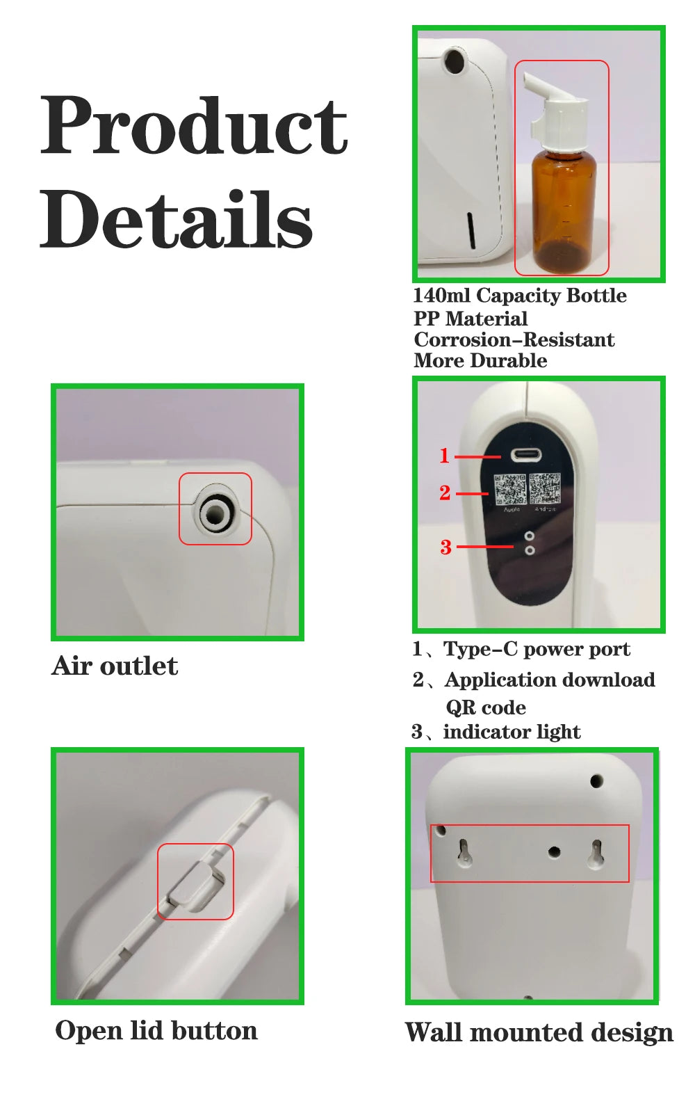 Smart Aroma Diffuser | 200m³ Coverage, Bluetooth APP Control, Home Scent Machine