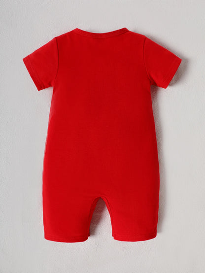 Adorable Summer Onesies – Soft & Comfy Letter Print for Baby Boys & Girls