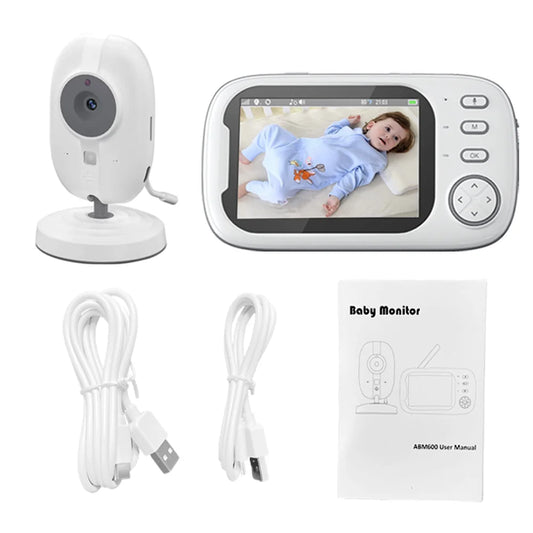 Cdycam 3.5" Wireless Baby Monitor | Night Vision, Two-Way Audio & Temperature Sensor